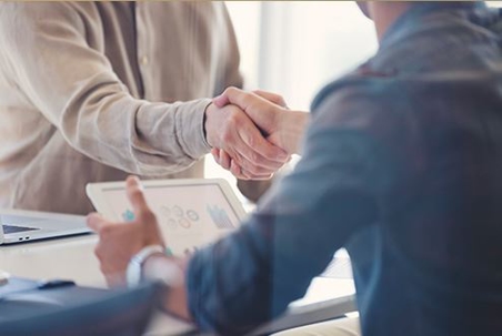 People shaking hands