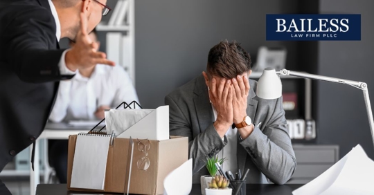 boss yelling at employee