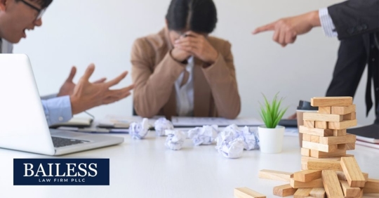 woman dealing with workplace retaliation